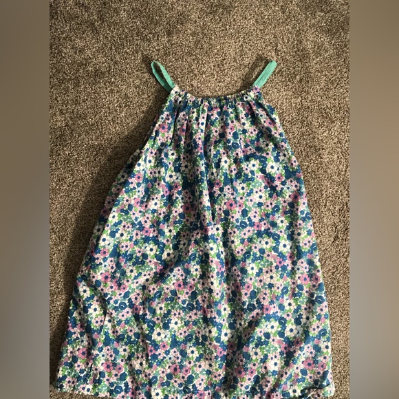 Mini Boden Printed Dress Set in Sea Breeze Blue Floral Print Size 7-8 Years - Picture 8 of 16